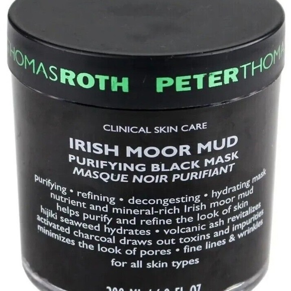 New Sealed Peter Thomas Roth Irish Moor Mud Black Mask Luxury Jumbo Size - 6.80z - Picture 5 of 9